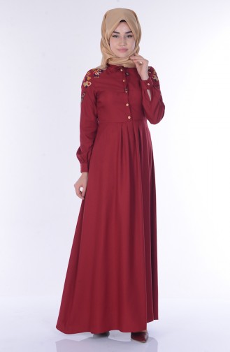 Robe Hijab Bordeaux 8420-02