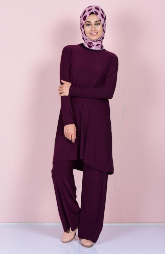Dark Purple Suit 0320B-11
