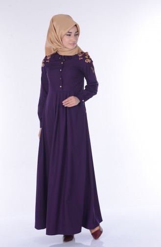Purple İslamitische Jurk 8420-06