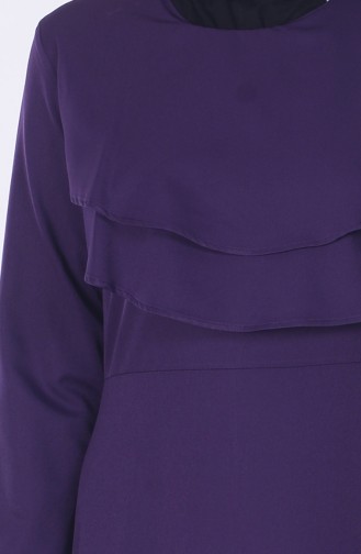 Purple Hijab Dress 5004-06
