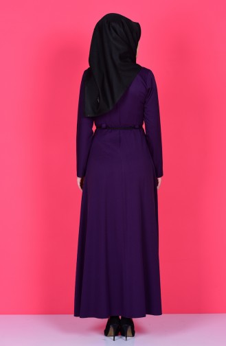 Purple İslamitische Jurk 5007-07