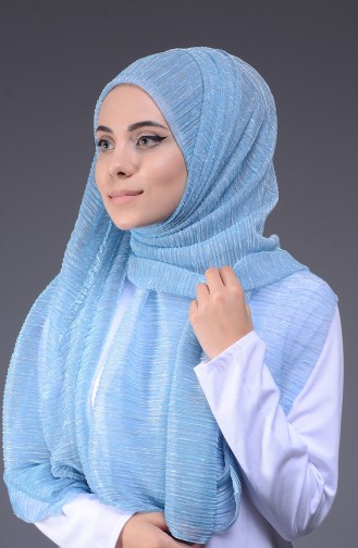 Light Blue Sjaal 20