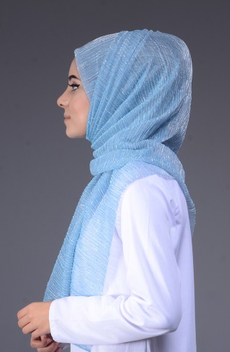 Light Blue Sjaal 20