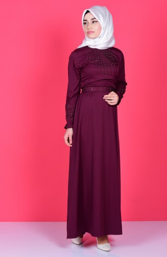 Cherry Hijab Dress 5011-02