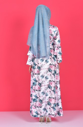 Gray Hijab Dress 4045A-02