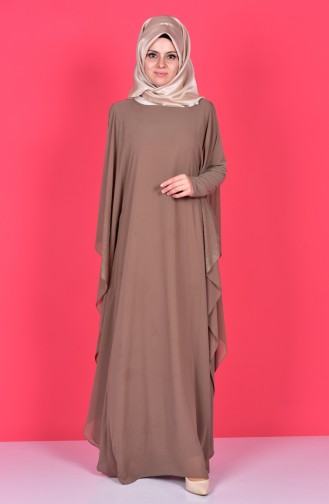 Mink Hijab Dress 99026-04