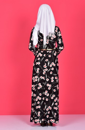 Robe Hijab Noir 0487-01