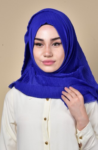 Pliseli Şal 91021-34 Saks
