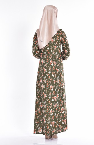 Robe Hijab Khaki 1321-01