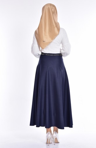 Navy Blue Skirt 2023-08