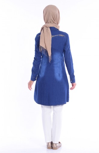 Navy Blue Tuniek 9032-01