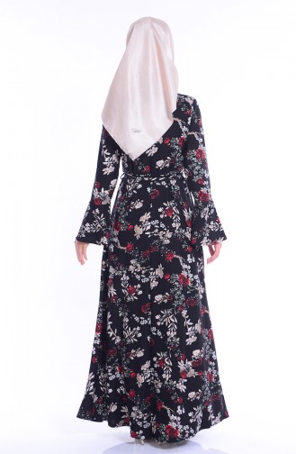 Robe Hijab Noir 0059-01