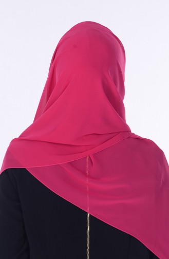 Bonnet Schal aus Chiffon 32 Hell Fuchsia 32