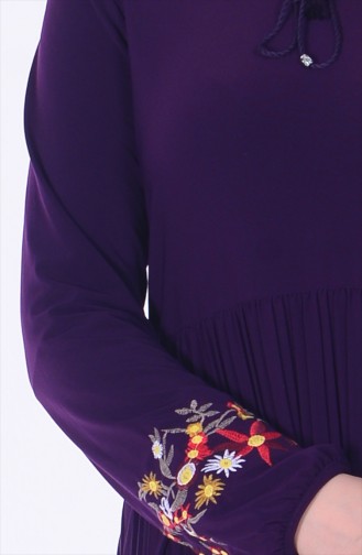 Purple Hijab Dress 0061-04