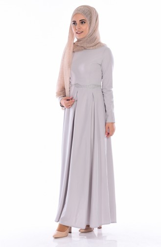 Robe Hijab Gris 6058-06