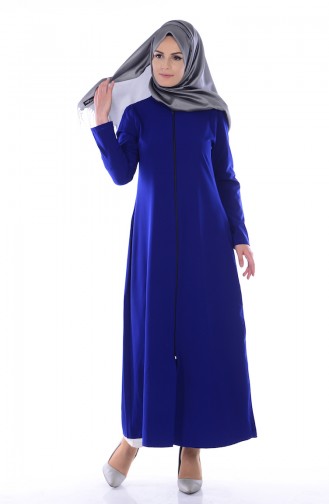 Abaya mit Reßverschluss 0546-08 Saks 0546-08