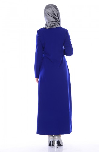 Saxon blue Abaya 0546-08