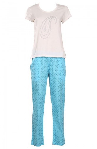 Turquoise Pyjama 05-01