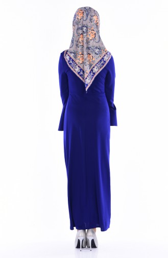 Robe Hijab Blue roi 2813-03