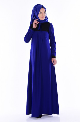 Black Hijab Dress 2790-15