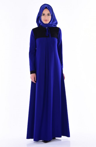 Black Hijab Dress 2790-15