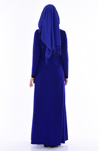 Black Hijab Dress 2790-15