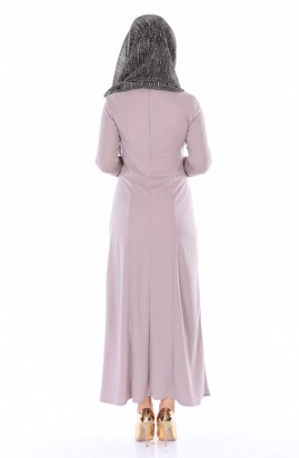 Mink Hijab Dress 1634-02