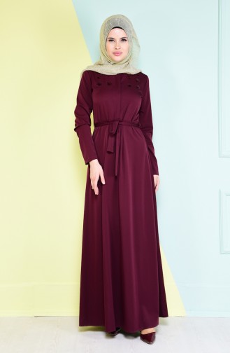 Cherry Hijab Dress 4086-06