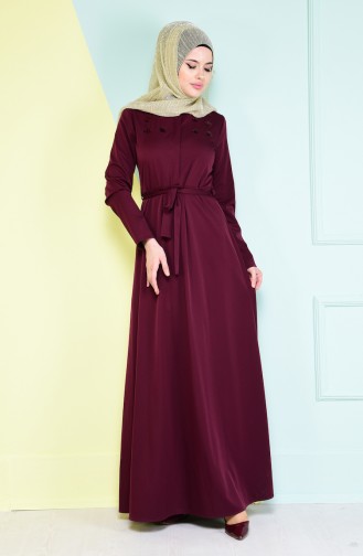 Cherry Hijab Dress 4086-06