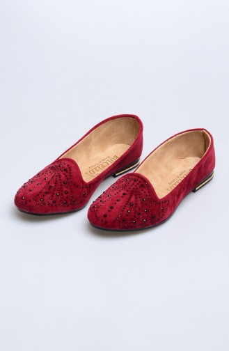 Claret red Woman Flat Shoe 50049-03