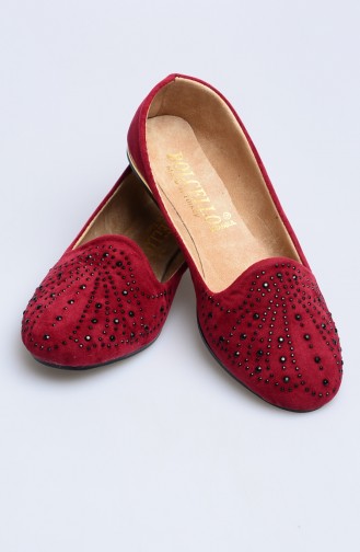 Claret red Woman Flat Shoe 50049-03