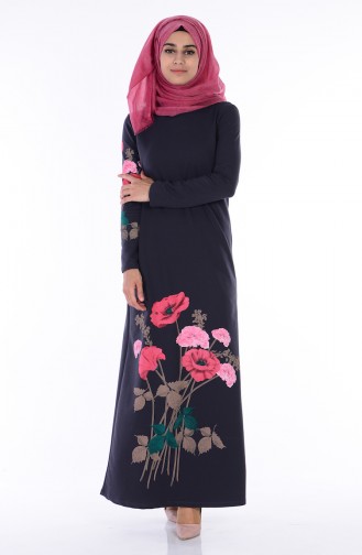 Robe Hijab Fumé 2780-12