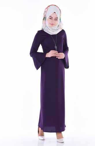 Robe Hijab Pourpre 2813-05