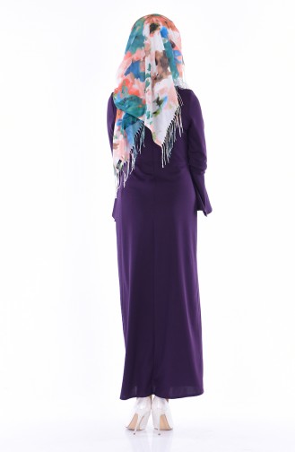 Lila Hijab Kleider 2813-05