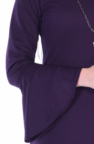 Purple Hijab Dress 2813-05