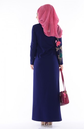 Robe Hijab Bleu parlement 2780-13