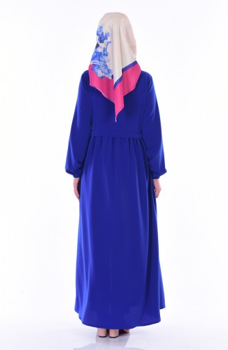 فستان بتصميم سحاب 2116-02
