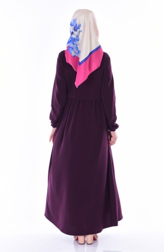فستان بتصميم سحاب 2116-08