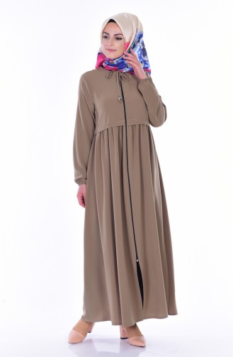 فستان بتصميم سحاب 2116-09