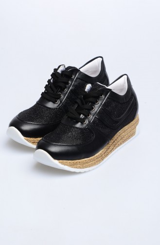 Black Casual Shoes 50007-01