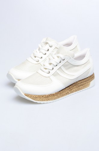 White Casual Shoes 50007-03