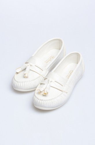 White Casual Shoes 50015-04