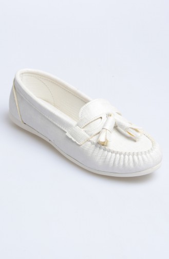 Bayan Babet 50015-04 Beyaz