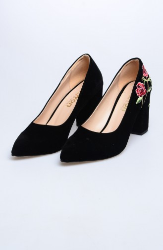 Black High-Heel Shoes 50029-01