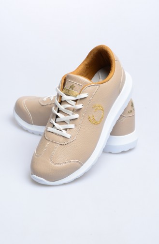 Cream Sport Shoes 50036-02