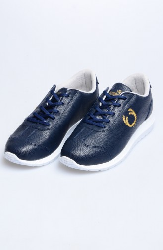 Navy Blue Sport Shoes 50036-04