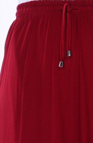 Claret Red Skirt 0739-06