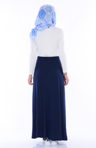 Navy Blue Skirt 0739-03