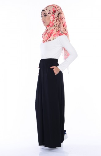 Penye Etek 0739-01 Siyah