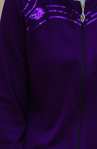 Purple Abaya 2117-07